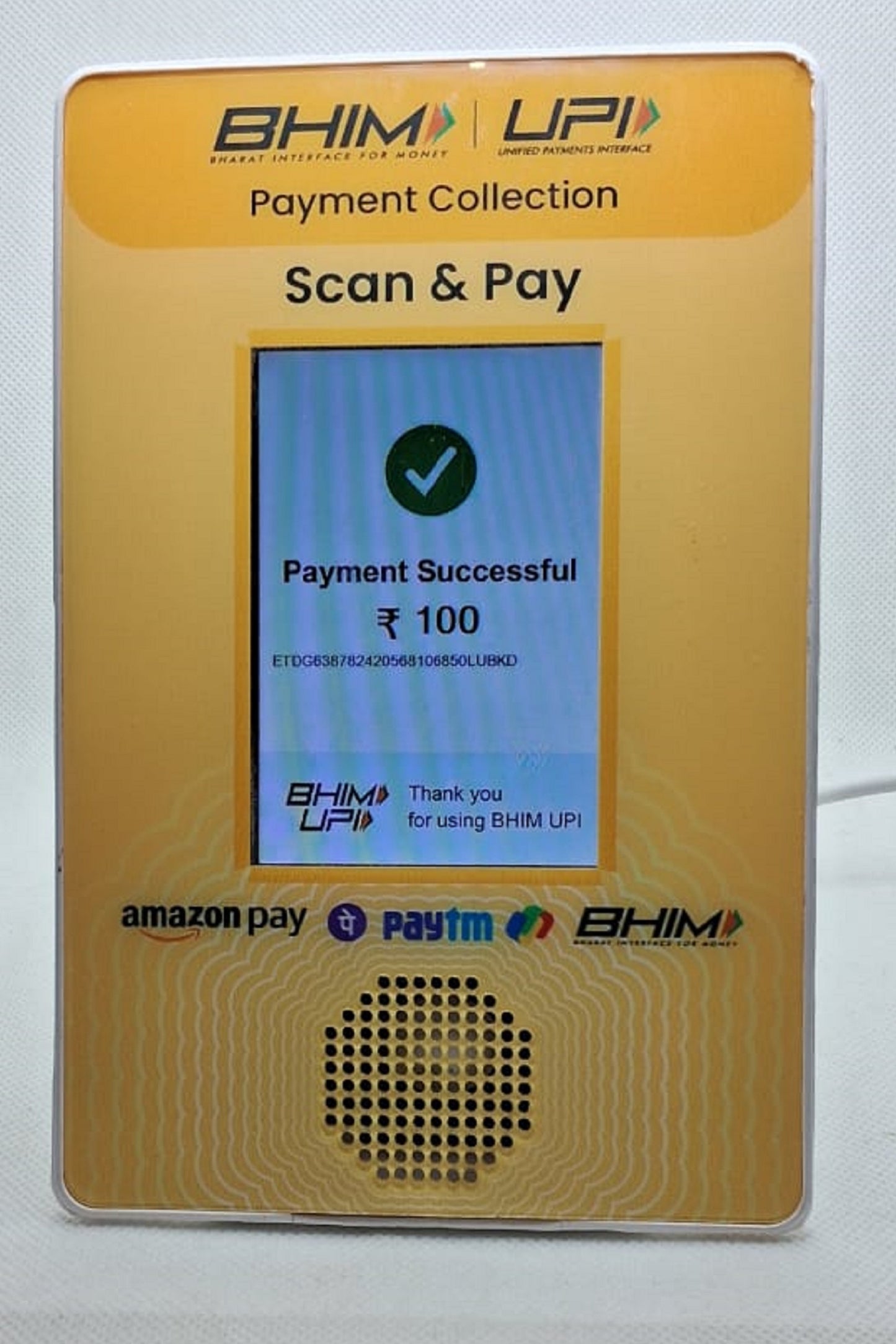 Digital QR - WiFi Payment Soundbox + Dynamic QR Display(DQR-222)