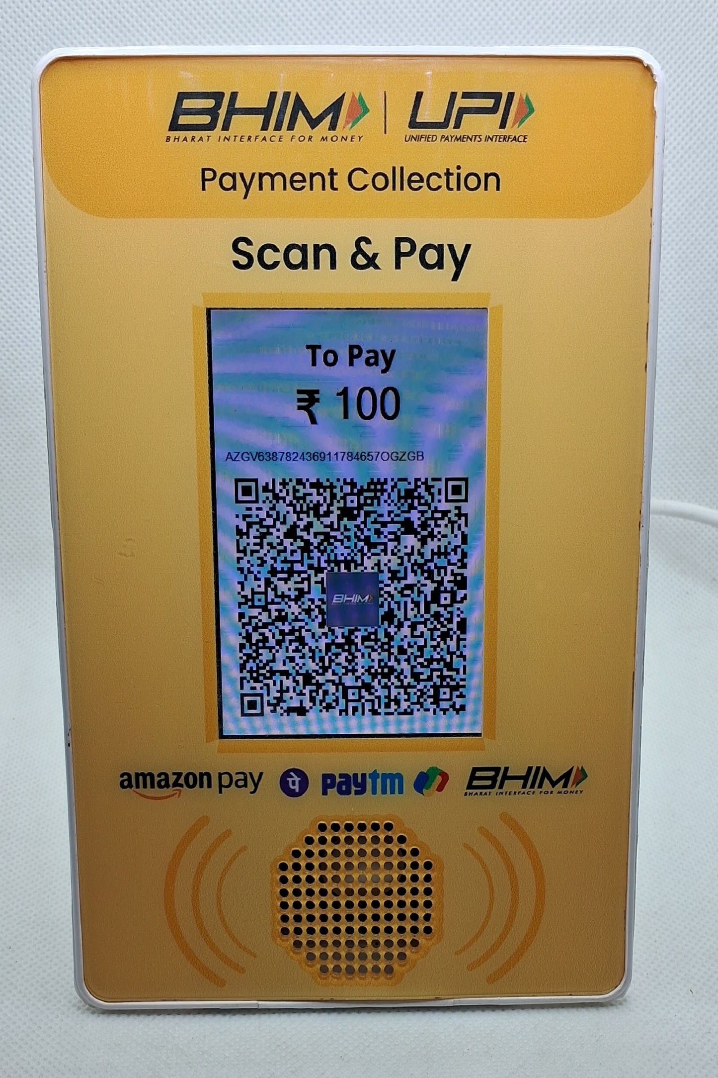 Digital QR - Digital Signage Payment Soundbox + Dynamic QR Display(DQR-222)