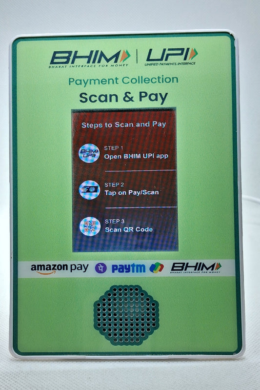 Digital QR - Bluetooth Payment Soundbox + Dynamic QR Display(DQR-222)