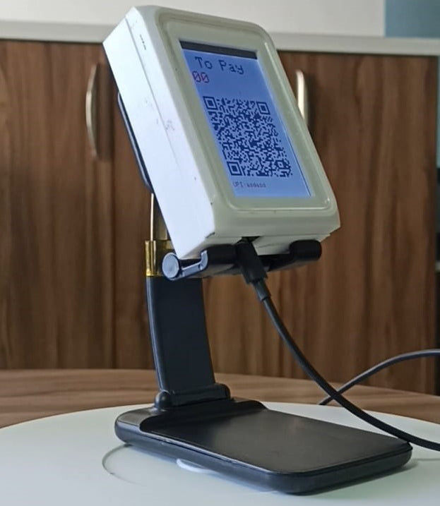 3.5. inch  USB Dynamic QR Code Display With PLA Plastic Enclosure